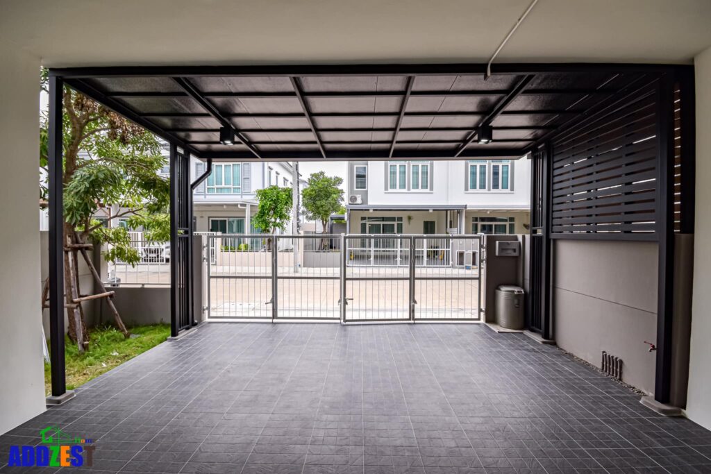 เลือกแบบโรงจอดรถหน้าบ้าน โมเดิร์น ให้เข้ากับบ้าน