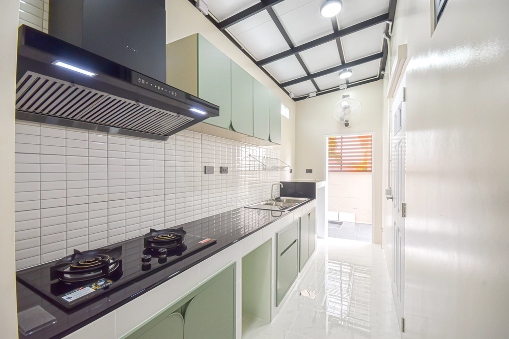 ผลงานต่อเติมครัวโครงการ HABI HOUSE ส่วนตระไคร้-นครปฐม