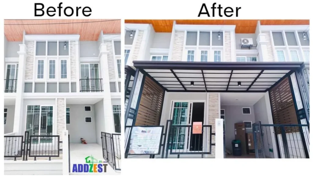 ผลงานต่อเติมบ้านของคุณ Panupong Umarat โดย AddzestHome